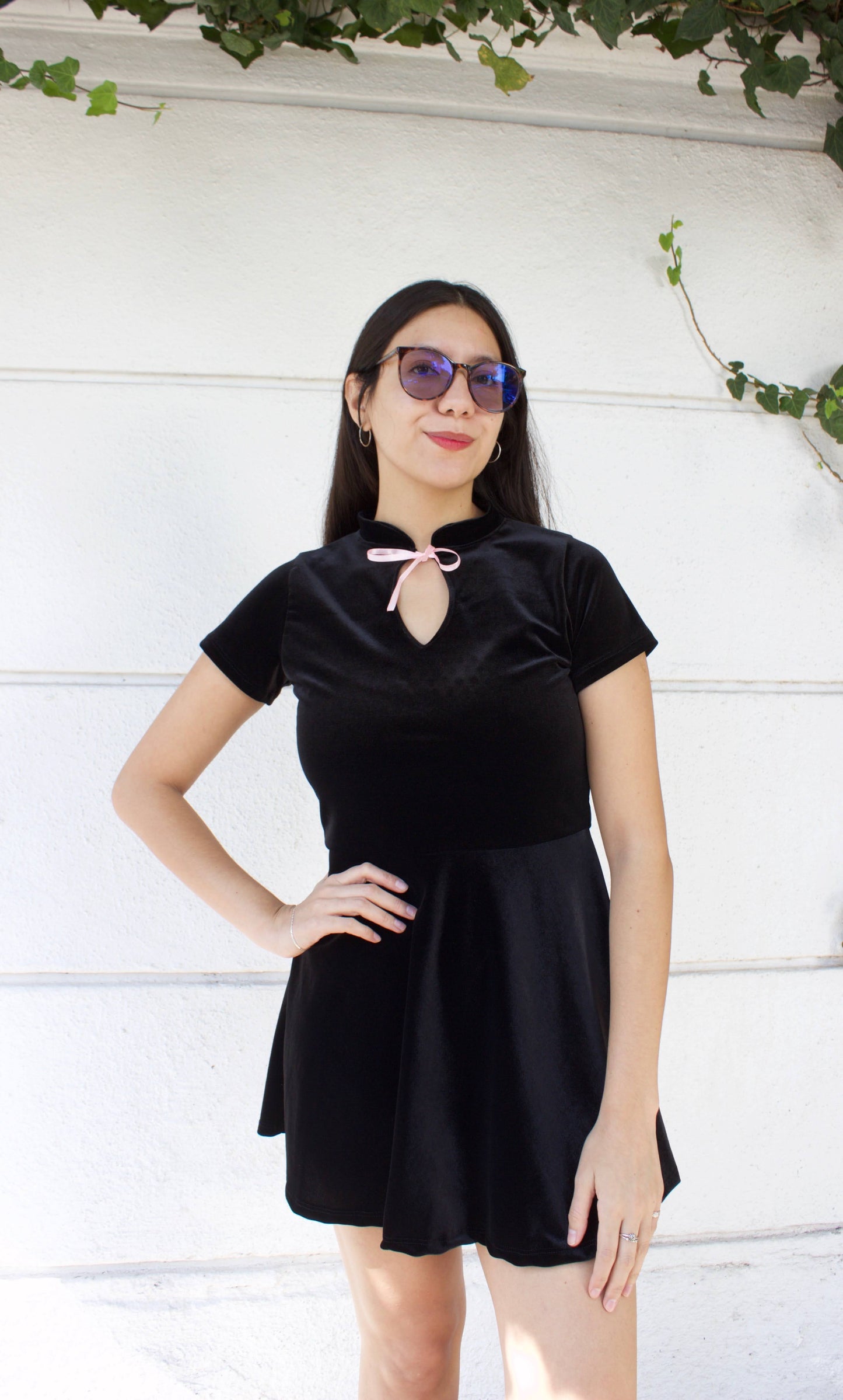 VESTIDO MINI VELVET