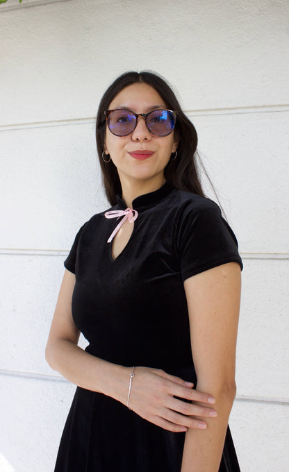 VESTIDO MINI VELVET