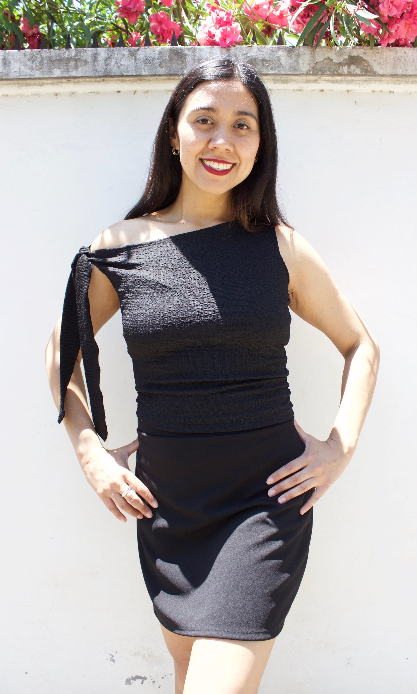 TOP LAZO ASIMÉTRICO