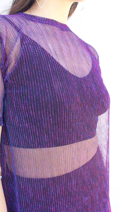 VESTIDO PLISADO TORNASOL