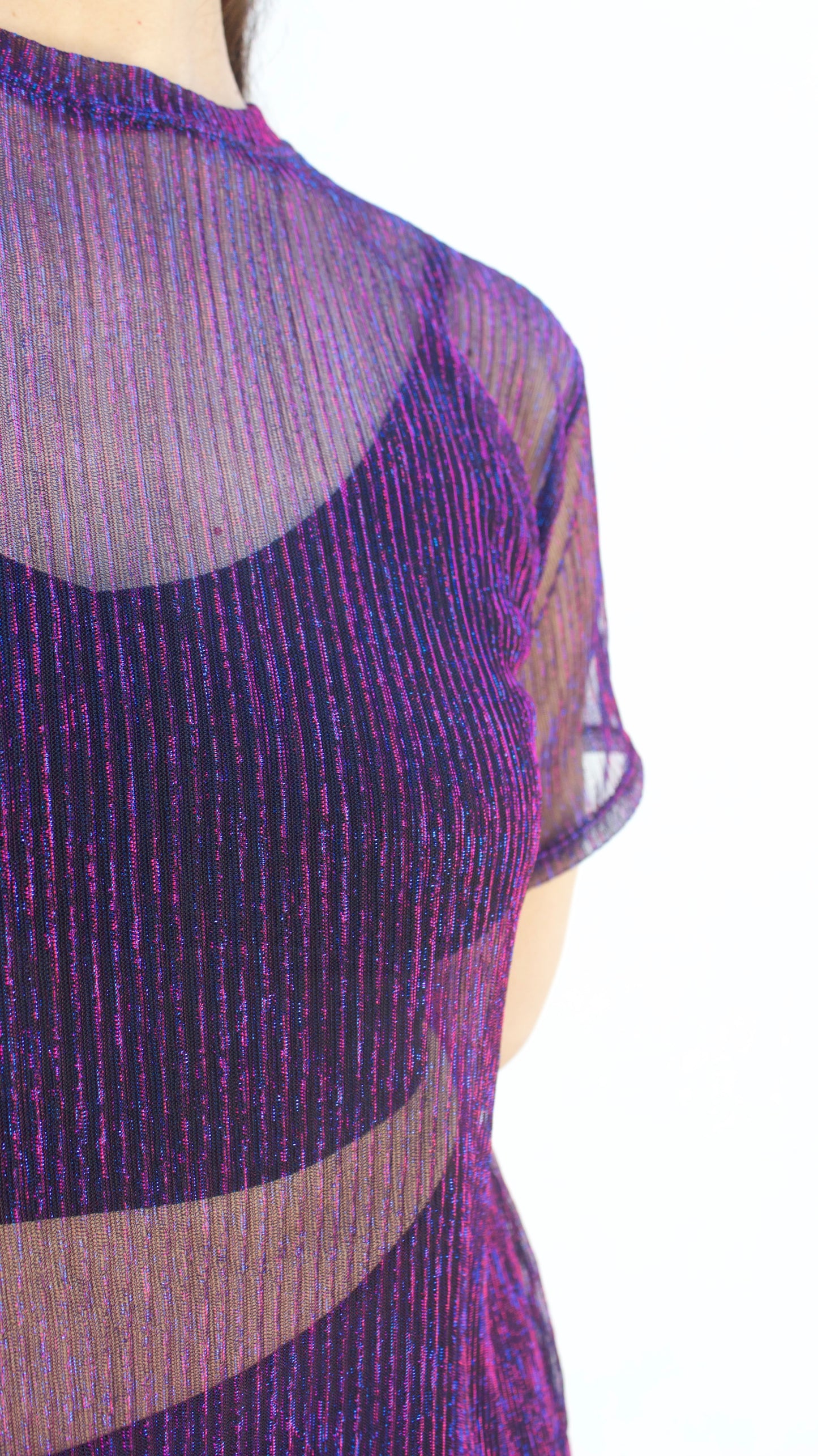 VESTIDO PLISADO TORNASOL