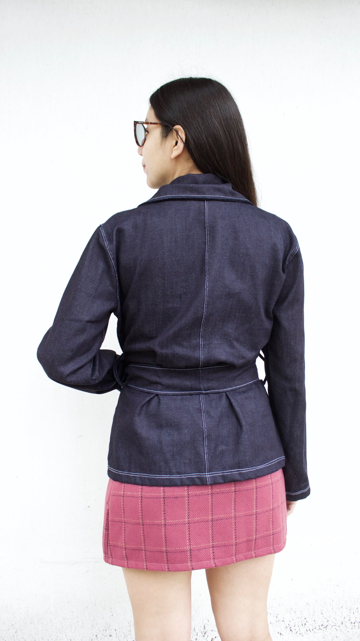 CHAQUETA DENIM AZUL OSCURO