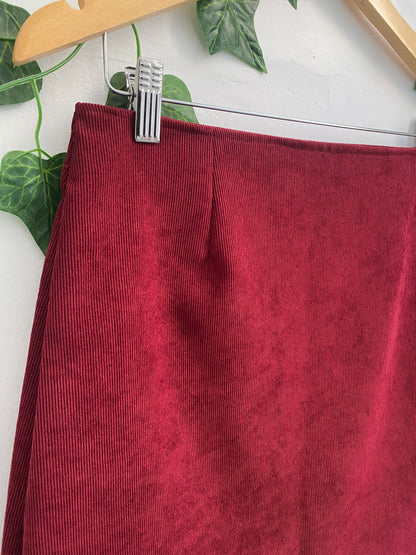 FALDA CRUZADA COTELÉ BURDEO