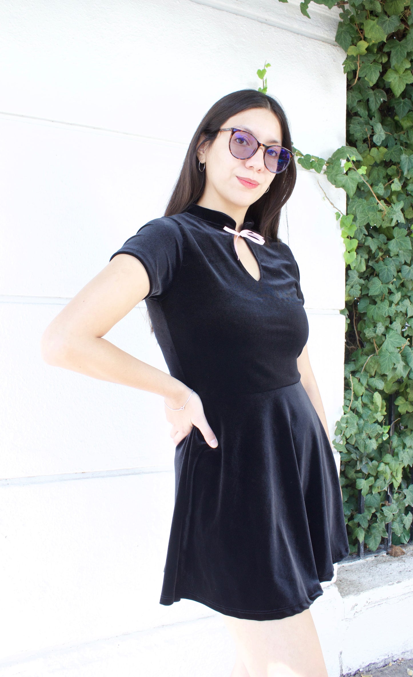 VESTIDO MINI VELVET