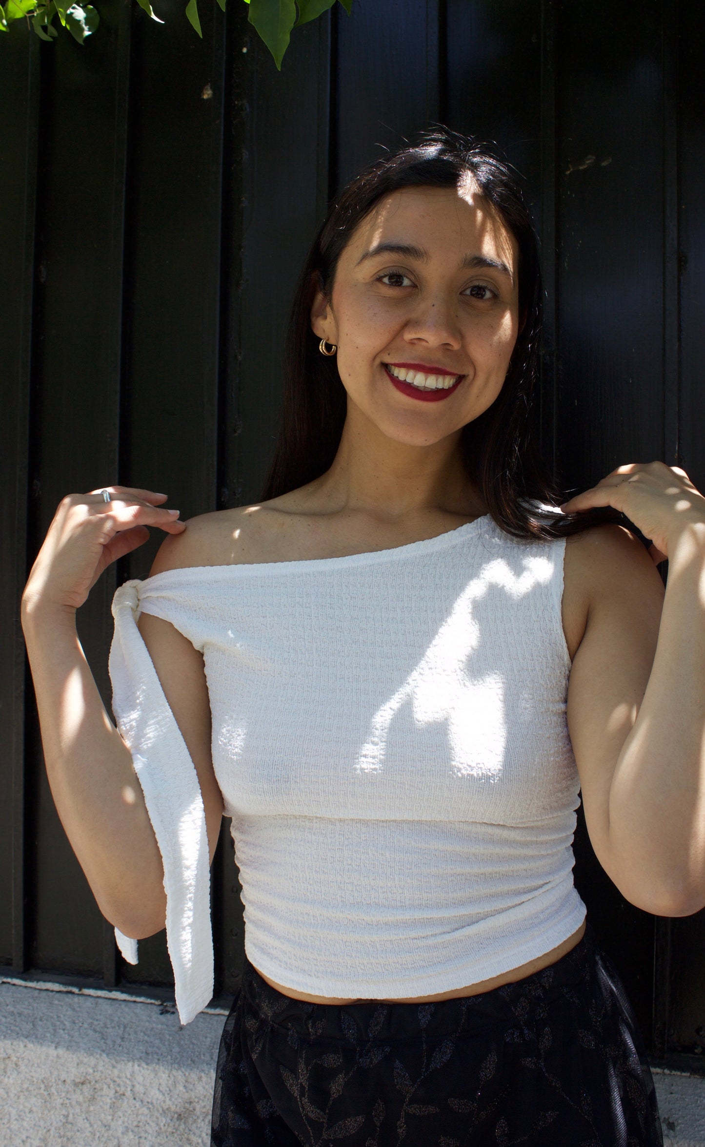 TOP LAZO ASIMÉTRICO