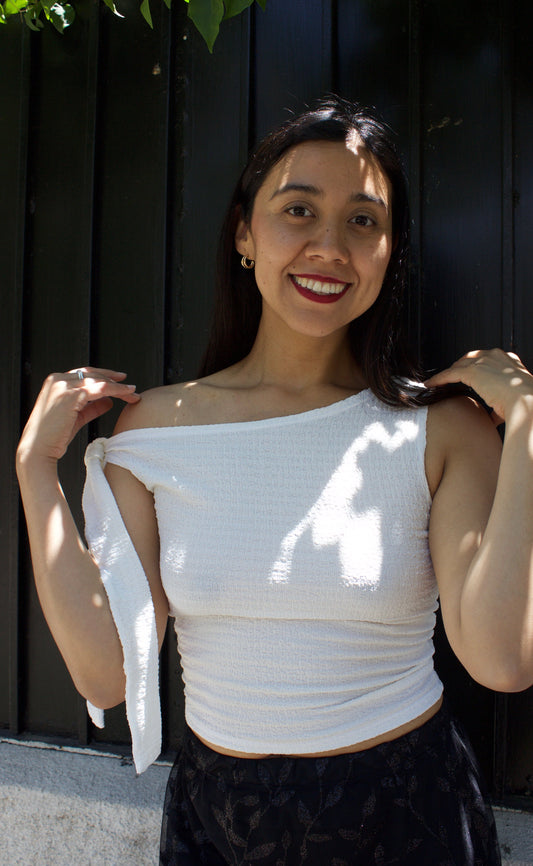 TOP LAZO ASIMÉTRICO