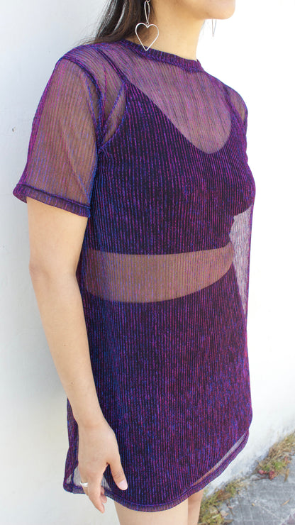 VESTIDO PLISADO TORNASOL