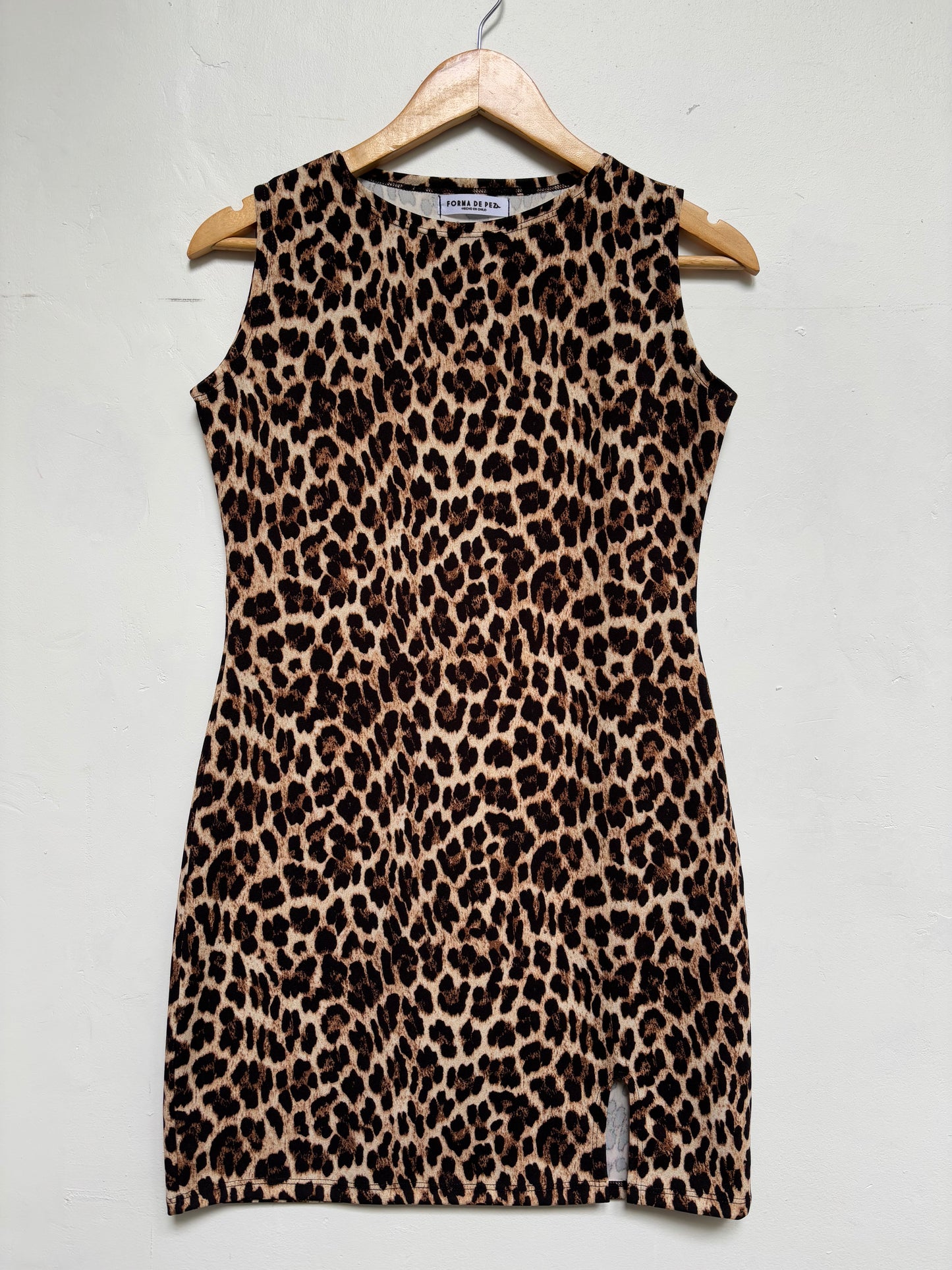 VESTIDO MINI LEOPARDO
