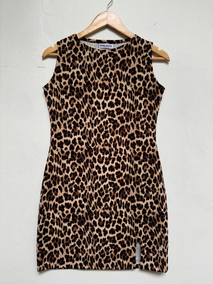 VESTIDO MINI LEOPARDO