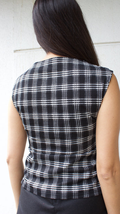 POLERA SOFIA TARTÁN