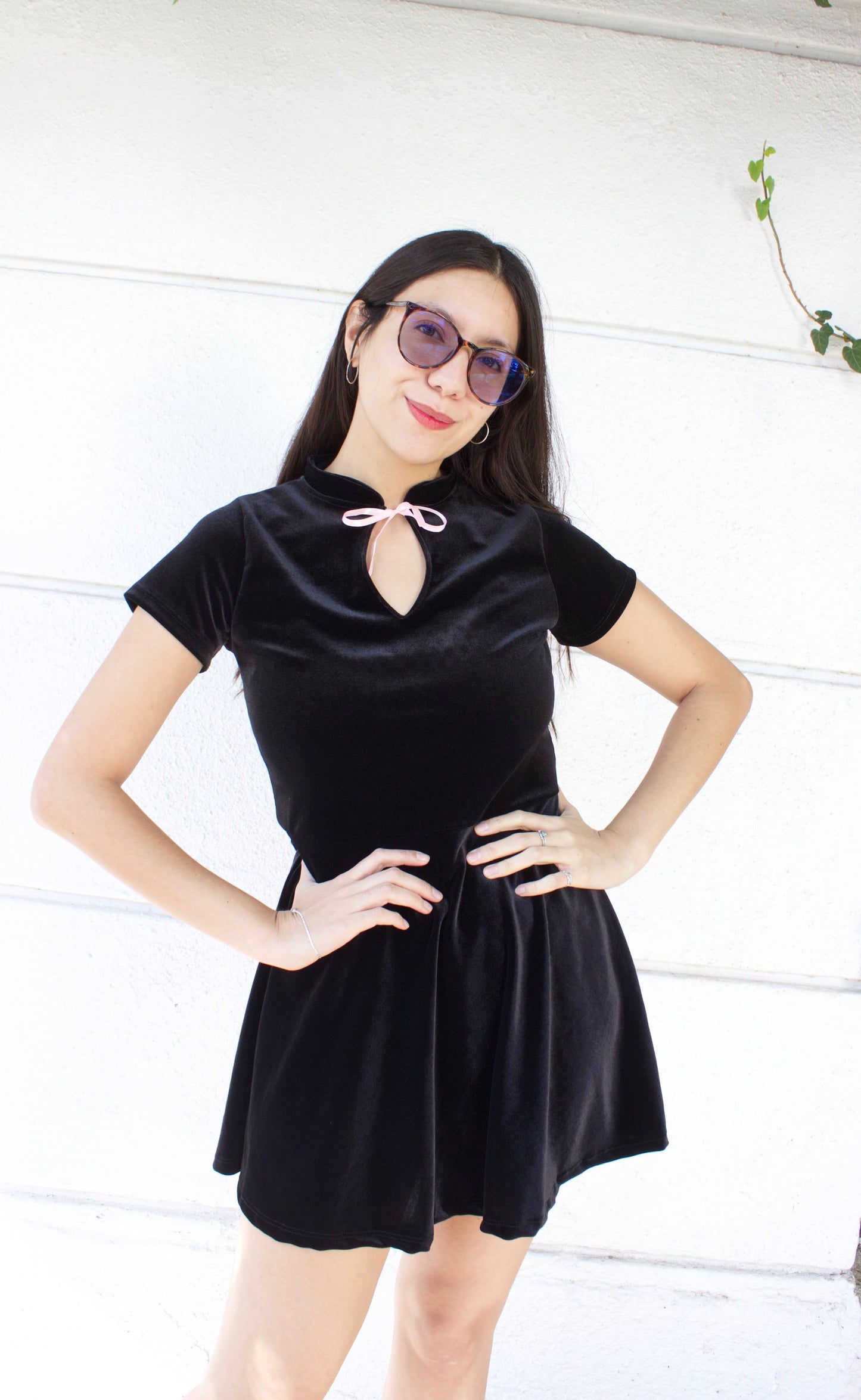 VESTIDO MINI VELVET