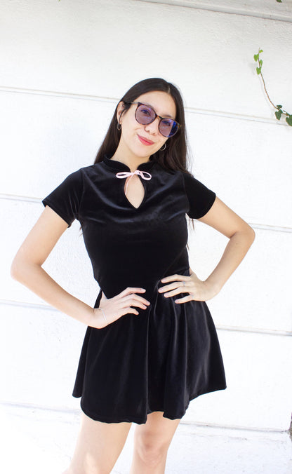 VESTIDO MINI VELVET