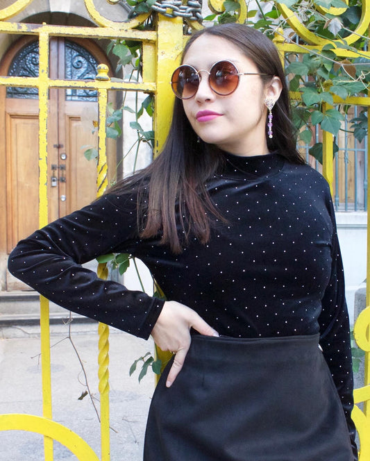 BEATLE TERCIOPELO TACHAS