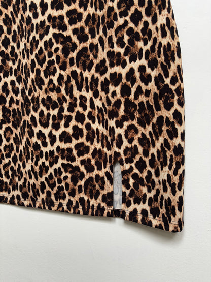 VESTIDO MINI LEOPARDO
