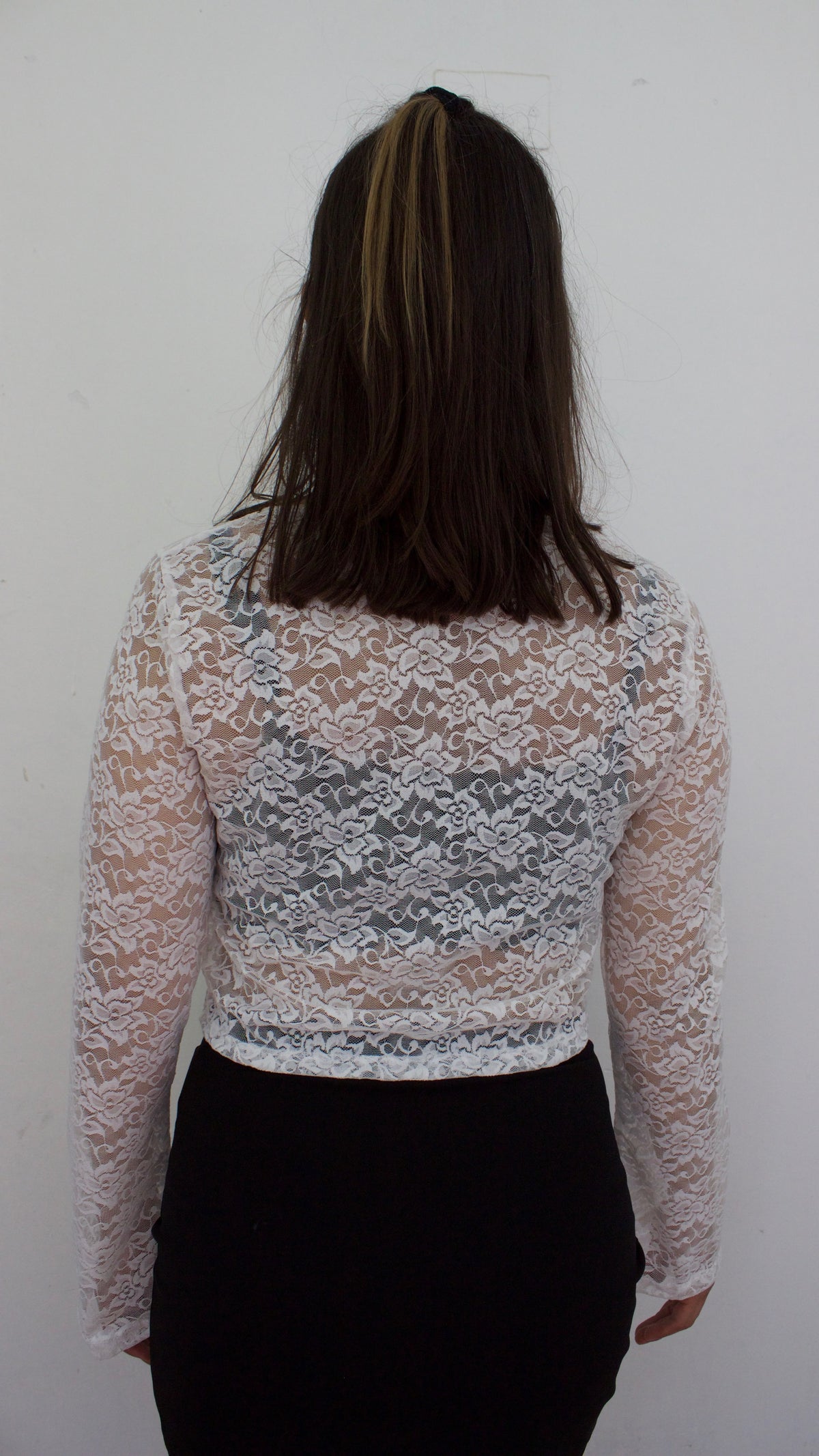 BOLERO ENCAJE BLANCO