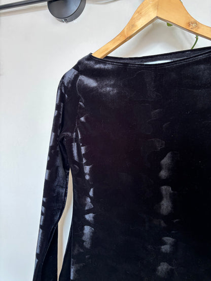 VESTIDO MINI VELVET TEXTURIZADO